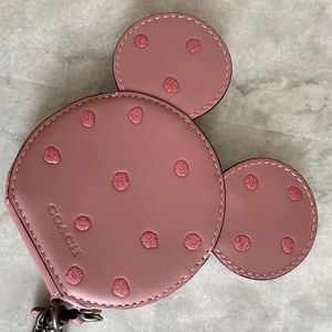 Coach Boxed Minnie Mouse Coin Case